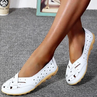 Dames Orthopedische Loafers Leren Ondersteuning