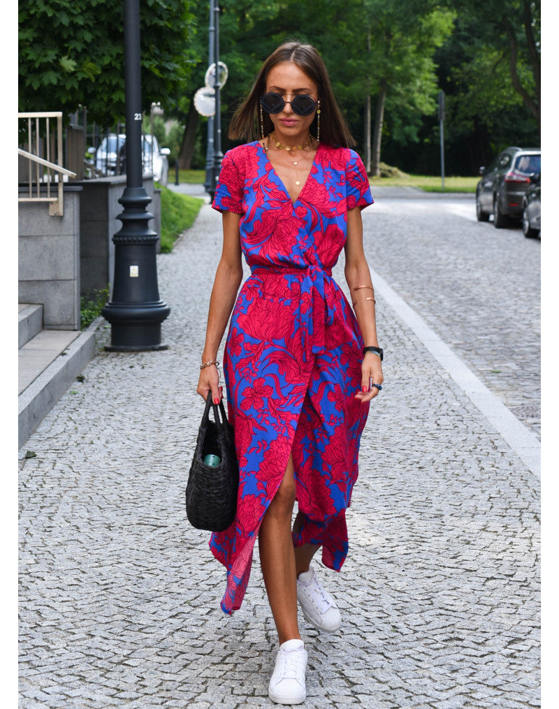 Dames Maxi Jurk Bloemenprint