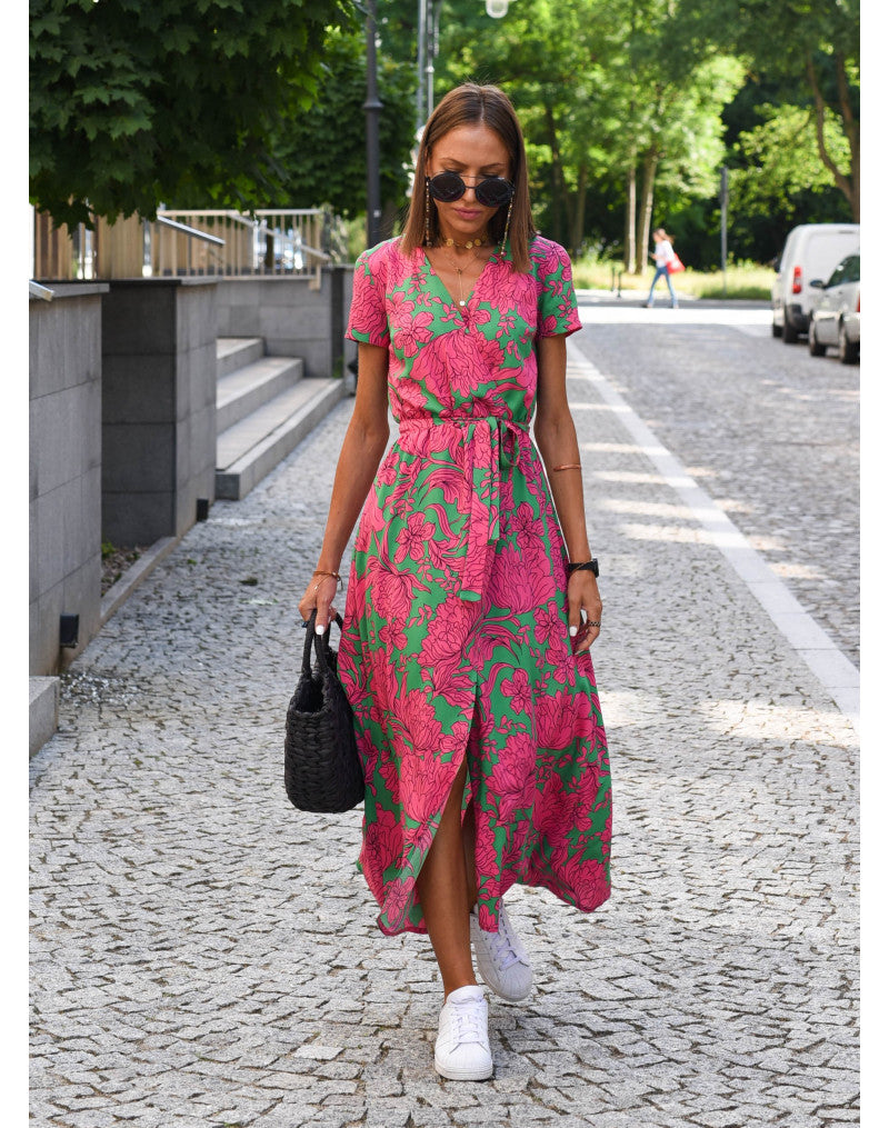 Dames Maxi Jurk Bloemenprint