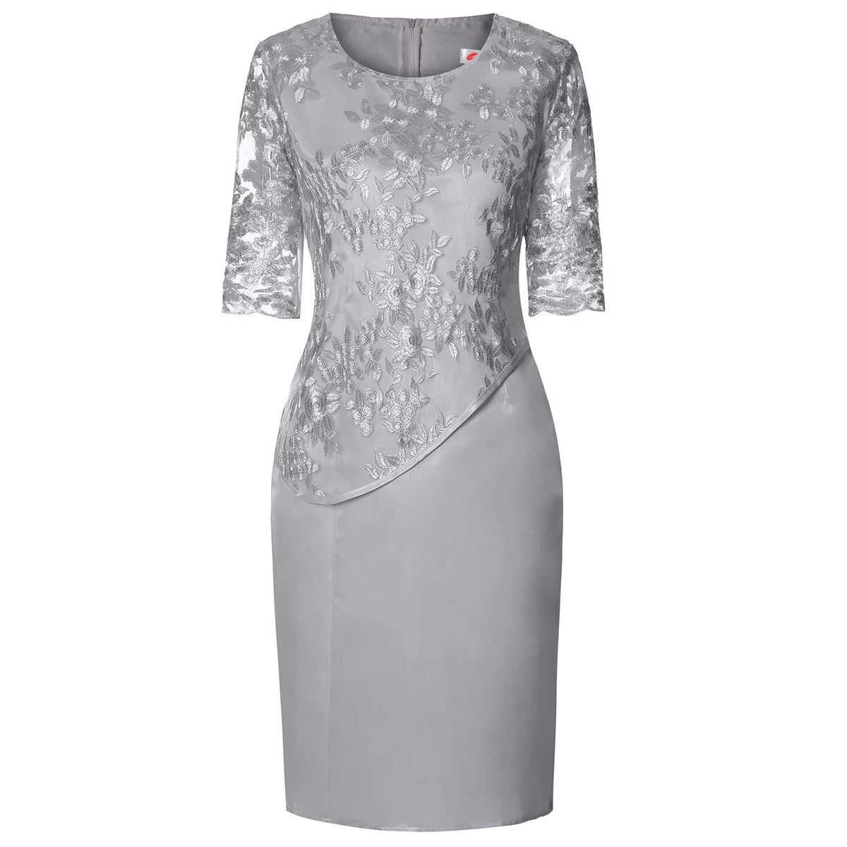 Dames Midi Jurk Korte Mouwen
