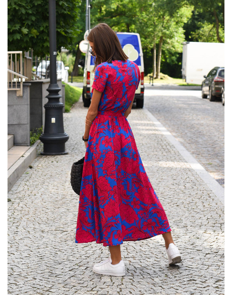 Dames Maxi Jurk Bloemenprint