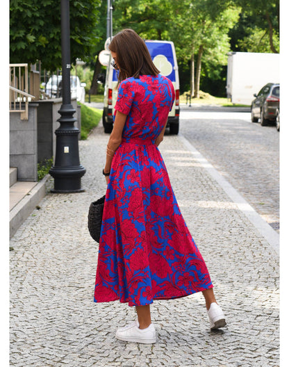 Dames Maxi Jurk Bloemenprint
