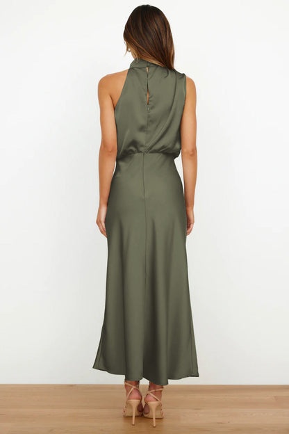 Dames Halter Maxi Jurk