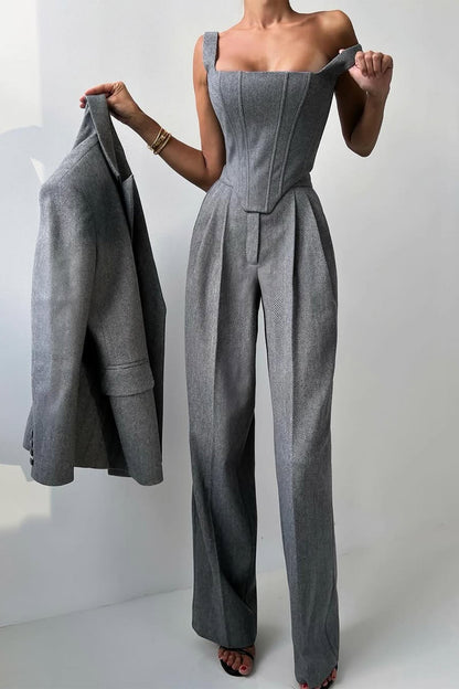Dames Elegante Drie Delige Set