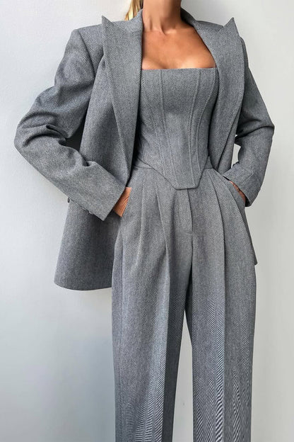 Dames Elegante Drie Delige Set
