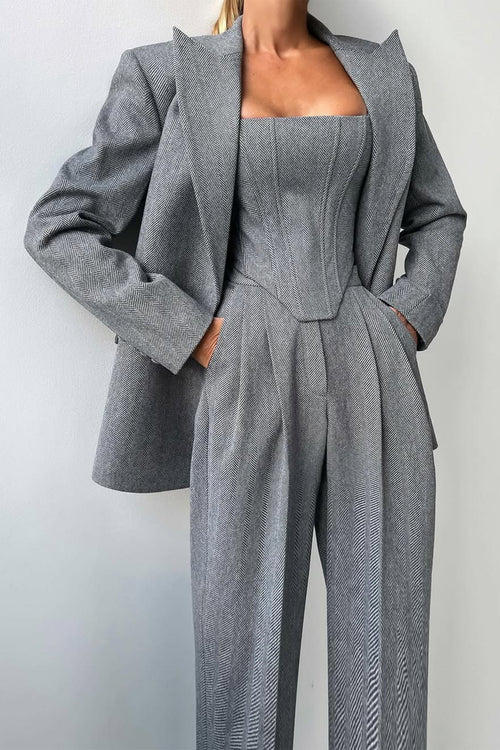 Dames Elegante Drie Delige Set