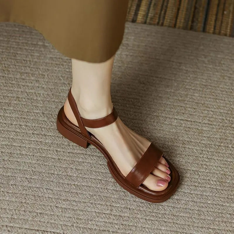 Dames Vegan Leer Sandalen