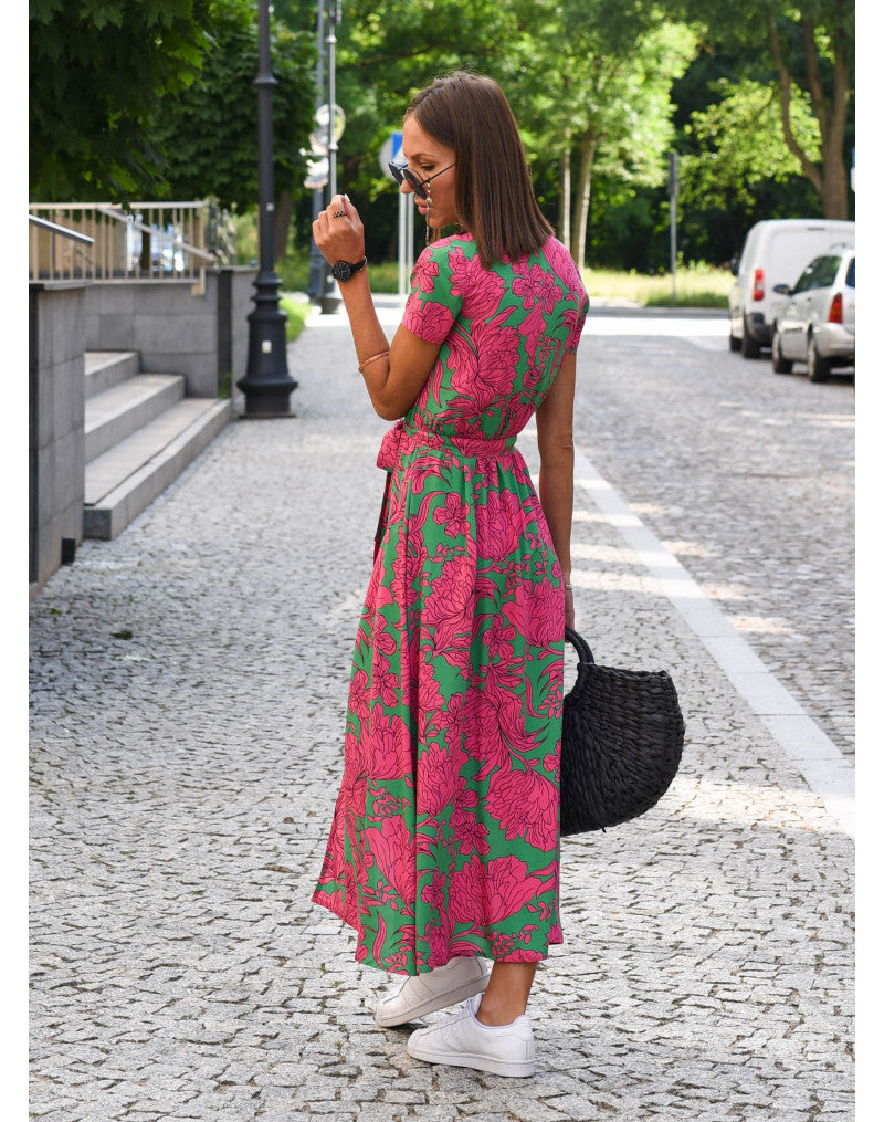 Dames Maxi Jurk Bloemenprint
