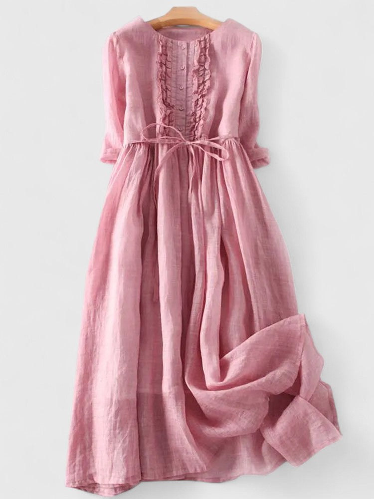Dames Elegante Midi Jurk