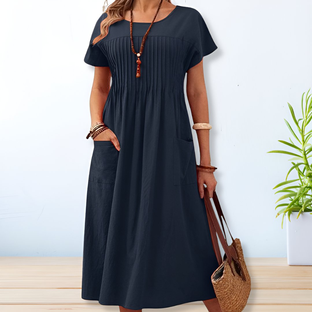 Dames Relaxed Fit Maxi Jurk voor Overdag