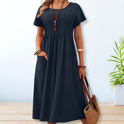 Dames Relaxed Fit Maxi Jurk voor Overdag