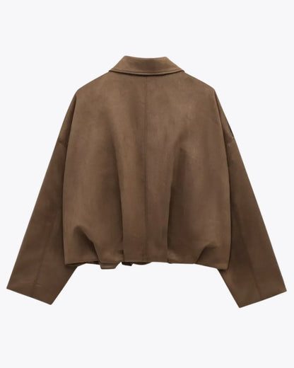 Dames Elegante Damesjas met Suède Look Montarello