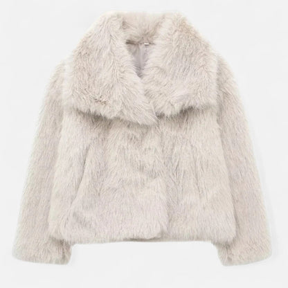 Dames Bordeaux Winterjas Klassieke Stijl