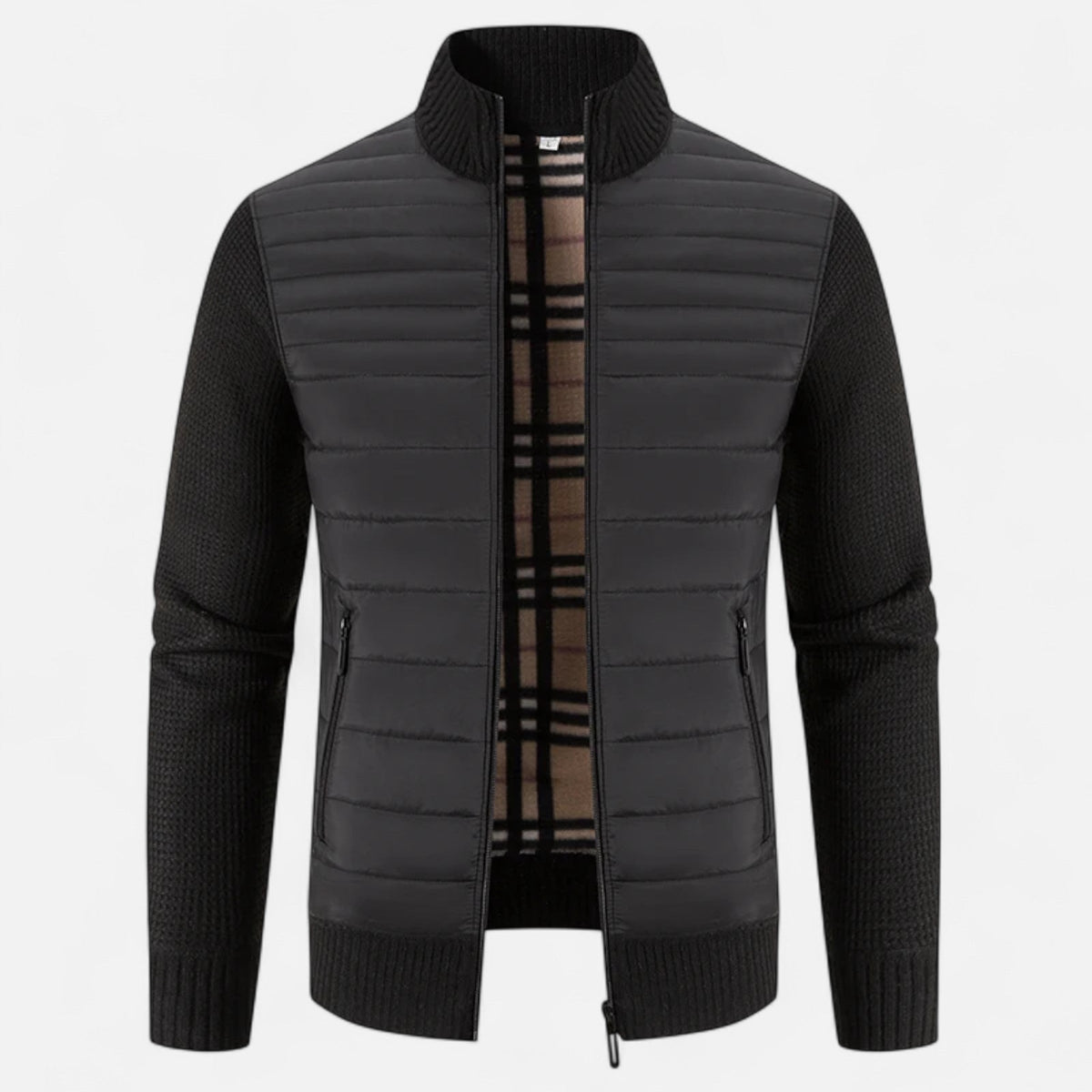 Heren Gevoerde Ribjas Heritage Stijl