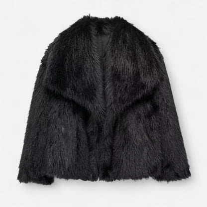 Dames Bordeaux Winterjas Klassieke Stijl