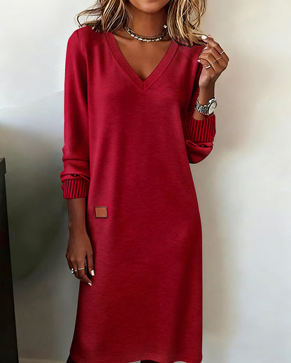 Dames Comfortabele Midi Jurk
