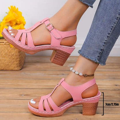 Dames Blokhak Sandalen met Demping