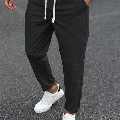 Heren Tapered Comfort Broek met Trekkoord Montarello
