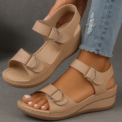 Dames Orthopedische Sleehak Sandalen