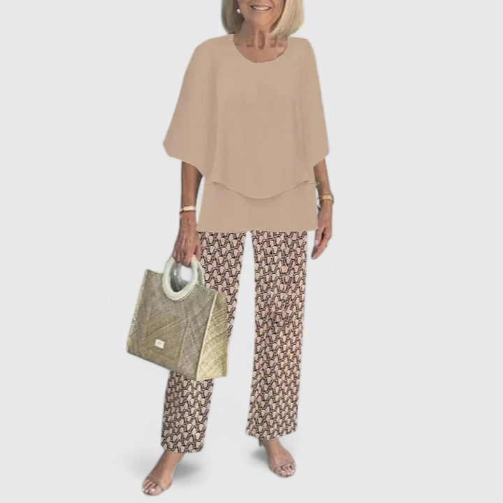 Dames Elegante Tweedelige Set