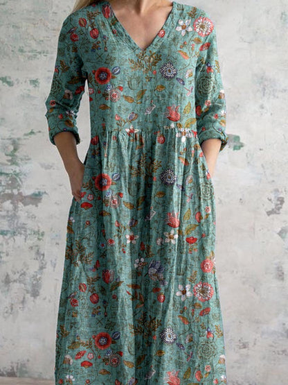 Dames Tijdloze Maxi Jurk