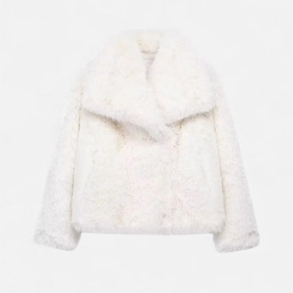 Dames Bordeaux Winterjas Klassieke Stijl