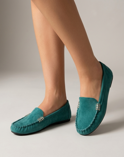 Dames Loafers met Metalen Detail