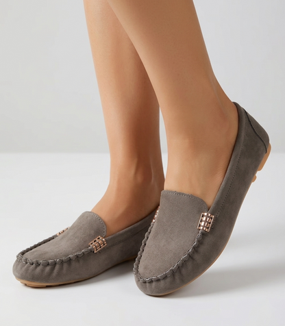 Dames Loafers met Metalen Detail