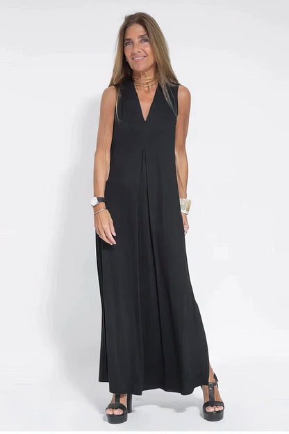 Dames Maxi Jurk met Vest Set